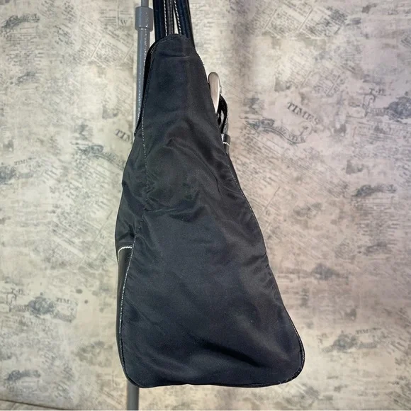 PRADA Nylon Leather Trimmed Tessuto Shouder Bag - Picture 3 of 16